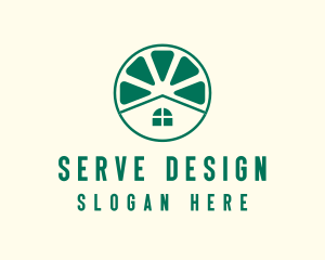 Green Lime House logo design