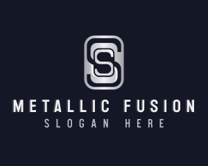 Industrial Steel Construction Letter S logo design