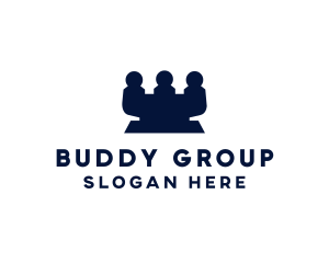 Group Team Meeting logo design