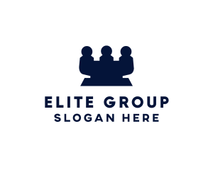 Group Team Meeting logo design