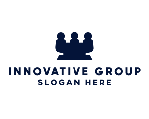 Group Team Meeting logo design