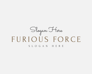 Luxury Fashion Brand Logo