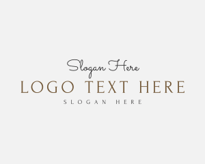 Luxury Fashion Brand Logo