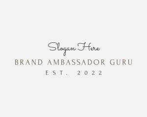 Luxury Fashion Brand logo design