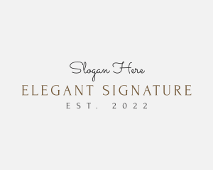 Luxury Fashion Brand logo design