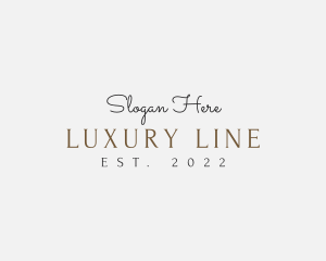 Luxury Fashion Brand logo design