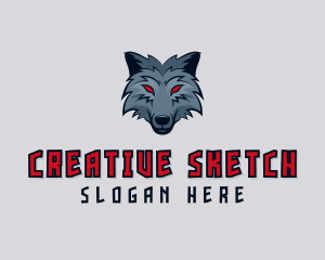 Wild Wolf Dog logo design