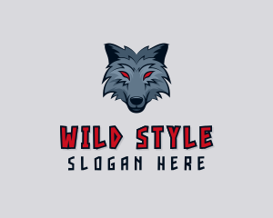 Wild Wolf Dog logo design