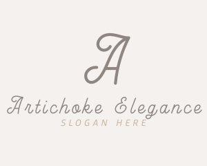 Elegant Script Business logo design