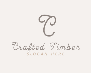 Elegant Script Business logo design