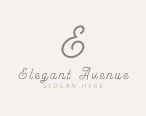 Elegant Script Business logo design