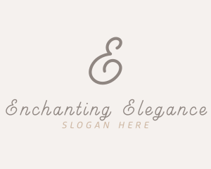 Elegant Script Business logo design