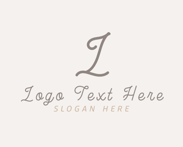 Elegant Script Business logo