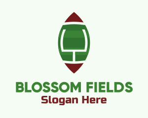 Football Game Field logo design