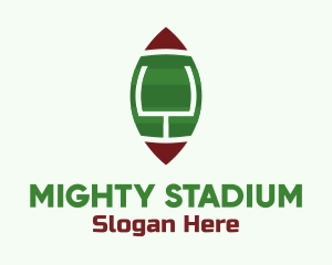 Football Game Field logo design