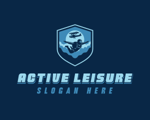 Extreme Skydiving Adventure logo design