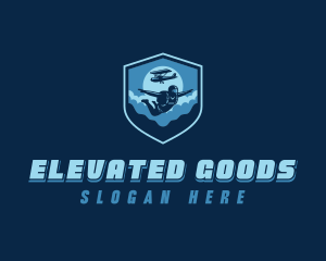 Extreme Skydiving Adventure logo design