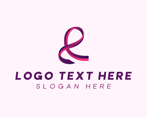 Gradient Fashion Ribbon logo