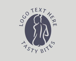 Seductive Female Model Logo