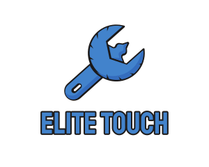 Eagle Mechanical Fix Spanner Wrench logo design