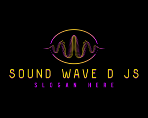 Digital Audio Equalizer logo design