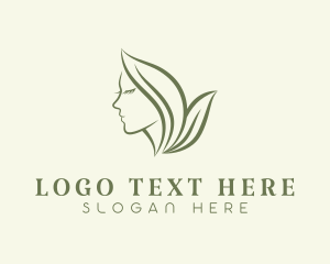 Beauty Woman Leaf logo