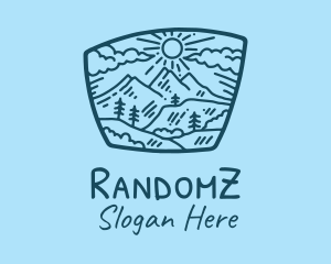 Blue Mountain Scenery  Logo