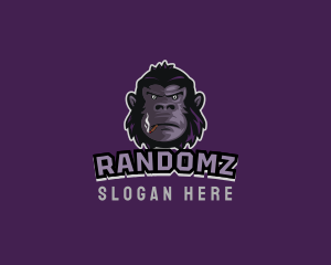 Smoking Gamer Gorilla logo