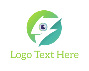 Lightning Bolt Eye logo