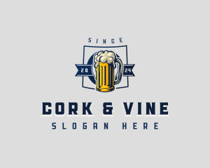 Beer Brewery Beverage logo design