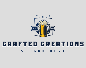 Beer Brewery Beverage logo design