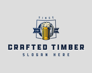 Beer Brewery Beverage logo design