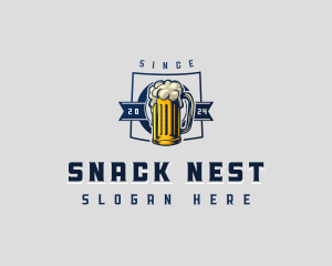 Beer Brewery Beverage logo design