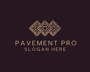 Pattern Tiling Floor logo design