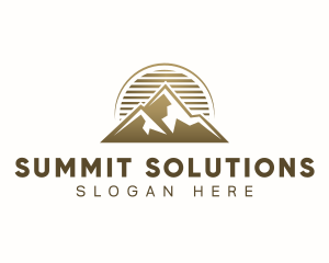 Mountain Alpine Summit logo design