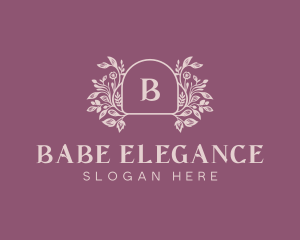 Elegant Garden Event logo design