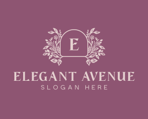 Elegant Garden Event logo design