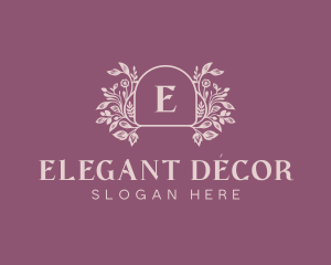 Elegant Garden Event logo design