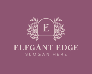 Elegant Garden Event logo design