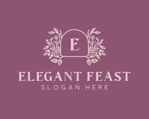 Elegant Garden Event logo design