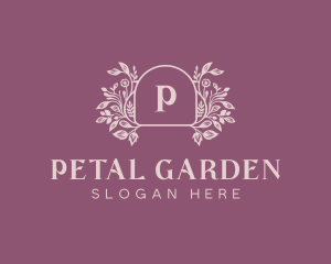 Elegant Garden Event logo design