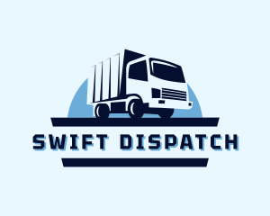 Truck Moving Transport logo design