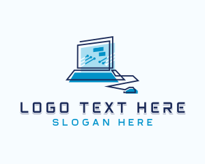 Pc - Laptop Software Developer logo design