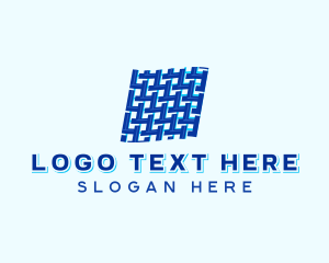 Textile Fabric Woven logo