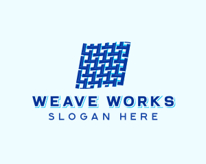 Textile Fabric Woven logo design