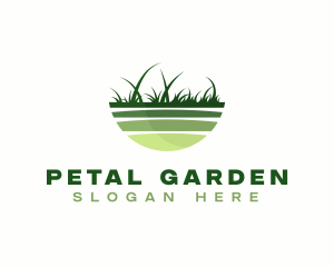 Grass Yard Lawn logo design