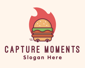 Hot Burger Delivery Logo