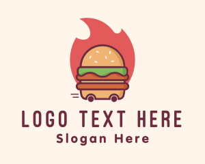 Hot Burger Delivery Logo