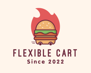 Hot Burger Delivery logo design