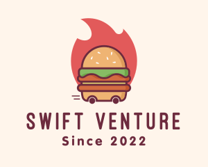 Hot Burger Delivery logo design